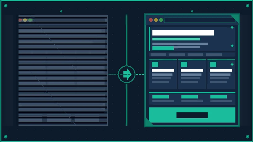 Professional comparison showing an outdated cluttered website versus a clean modern redesigned website for UK businesses